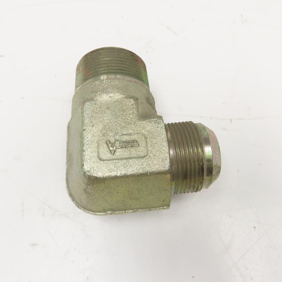 1-1/4" JIC Male x 1-1/2" NPT Male Elbow 90°