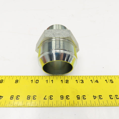 2" JIC Male x 1-1/2" NPT Male Elbow 90°