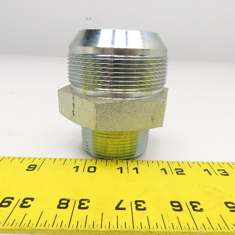 2" JIC Male x 1-1/2" NPT Male Elbow 90°