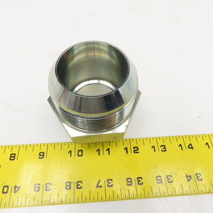 2" JIC Male x 1-1/2" NPT Male Elbow 90°