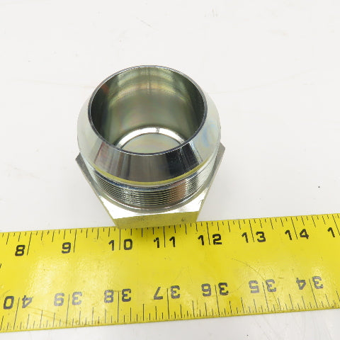 2" JIC Male x 1-1/2" NPT Male Elbow 90°