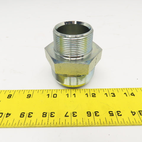 2" JIC Male x 1-1/2" NPT Male Elbow 90°