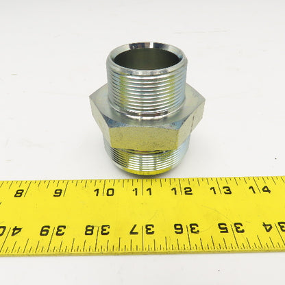 2" JIC Male x 1-1/2" NPT Male Elbow 90°