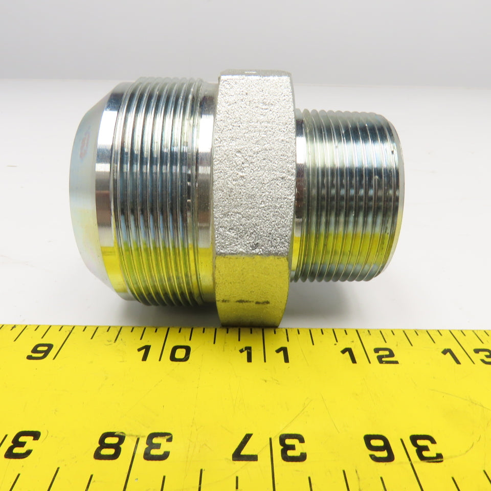 2" JIC Male x 1-1/2" NPT Male Elbow 90°