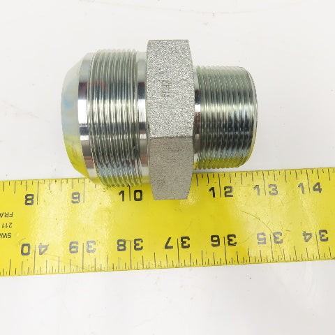 2" JIC Male x 1-1/2" NPT Male Elbow 90°