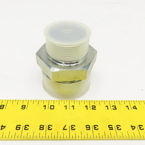 2" JIC Male x 1-1/2" NPT Male Elbow 90°