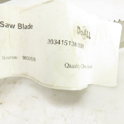 DOAll 303415138 GP Welded Band Saw Bi-Metal Blade 138" L x 3/4" W 0.035" THK