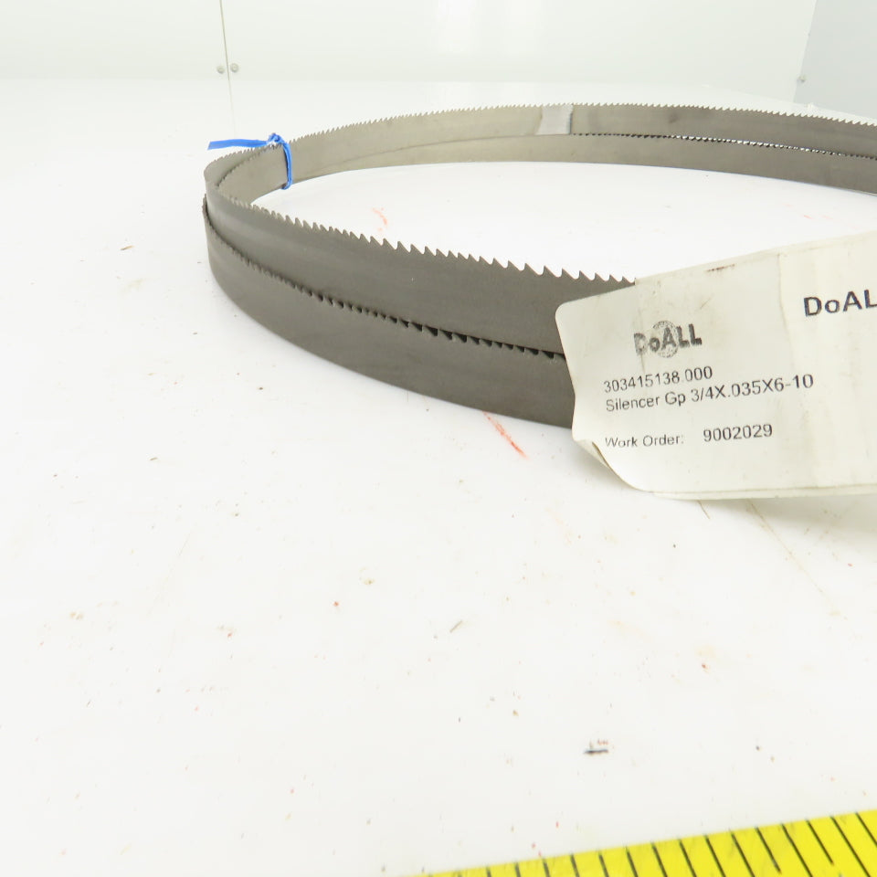 DOAll 303415138 GP Welded Band Saw Bi-Metal Blade 138" L x 3/4" W 0.035" THK