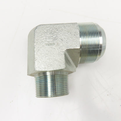 2" JIC Flare Male x 1-1/2" NPT Male Elbow 90°