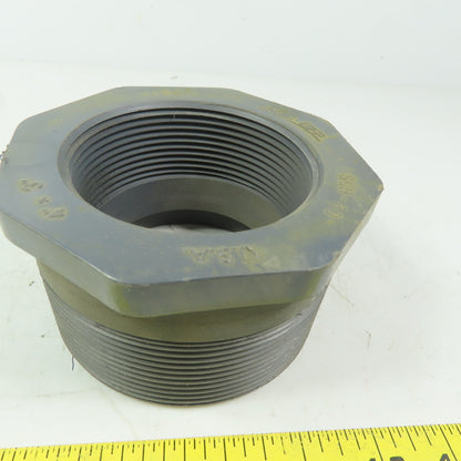 4" X 3" Schedule 80 Gray PVC Reducer Bushing MPT X FPT