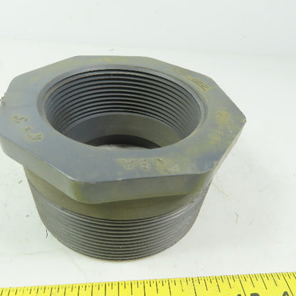 4" X 3" Schedule 80 Gray PVC Reducer Bushing MPT X FPT