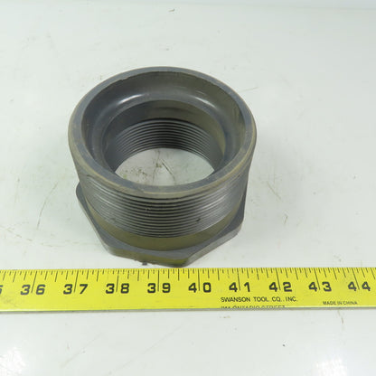 4" X 3" Schedule 80 Gray PVC Reducer Bushing MPT X FPT