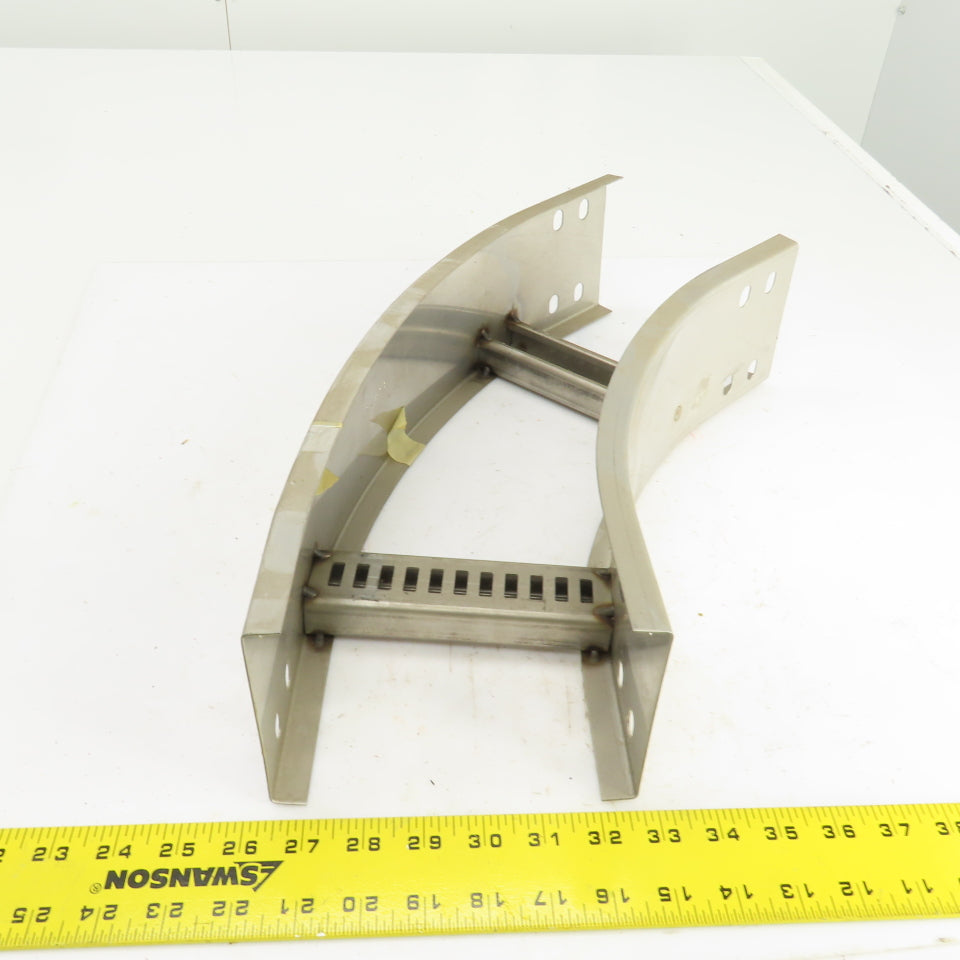 Cooper 4SS6MR-06-45HB12 B-Line Stainless Steel 45° Ladder Cable Tray 6" W