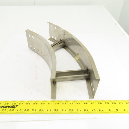 Cooper 4SS6MR-06-45HB12 B-Line Stainless Steel 45° Ladder Cable Tray 6" W