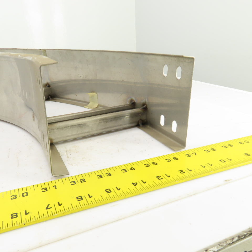 Cooper 4SS6MR-06-45HB12 B-Line Stainless Steel 45° Ladder Cable Tray 6" W