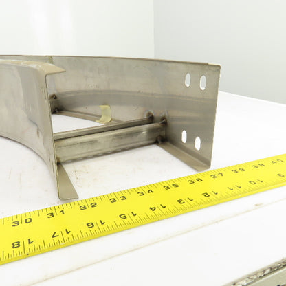Cooper 4SS6MR-06-45HB12 B-Line Stainless Steel 45° Ladder Cable Tray 6" W