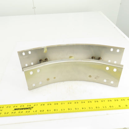 Cooper 4SS6MR-06-45HB12 B-Line Stainless Steel 45° Ladder Cable Tray 6" W