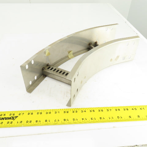 Cooper 4SS6MR-06-45HB12 B-Line Stainless Steel 45° Ladder Cable Tray 6" W