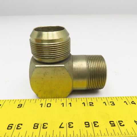 1-1/2" JIC Flare Male x 1-1/2" NPT Male Elbow 90°