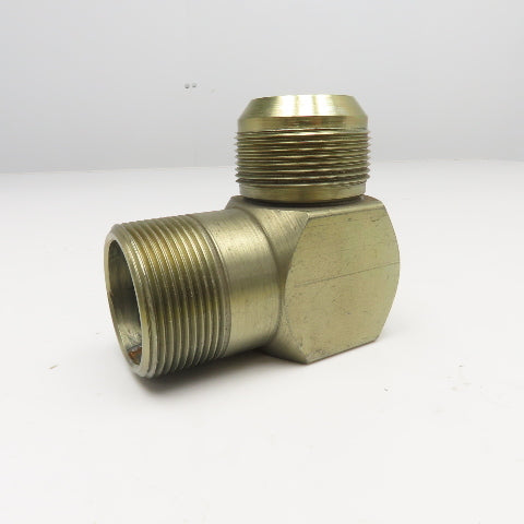 1-1/2" JIC Flare Male x 1-1/2" NPT Male Elbow 90°
