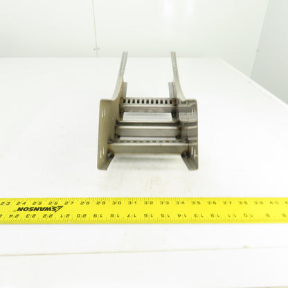 B-Line 4SS6MG-06-45VI12 Stainless Steel 45° Ladder Cable Tray Inside Bend 6"W