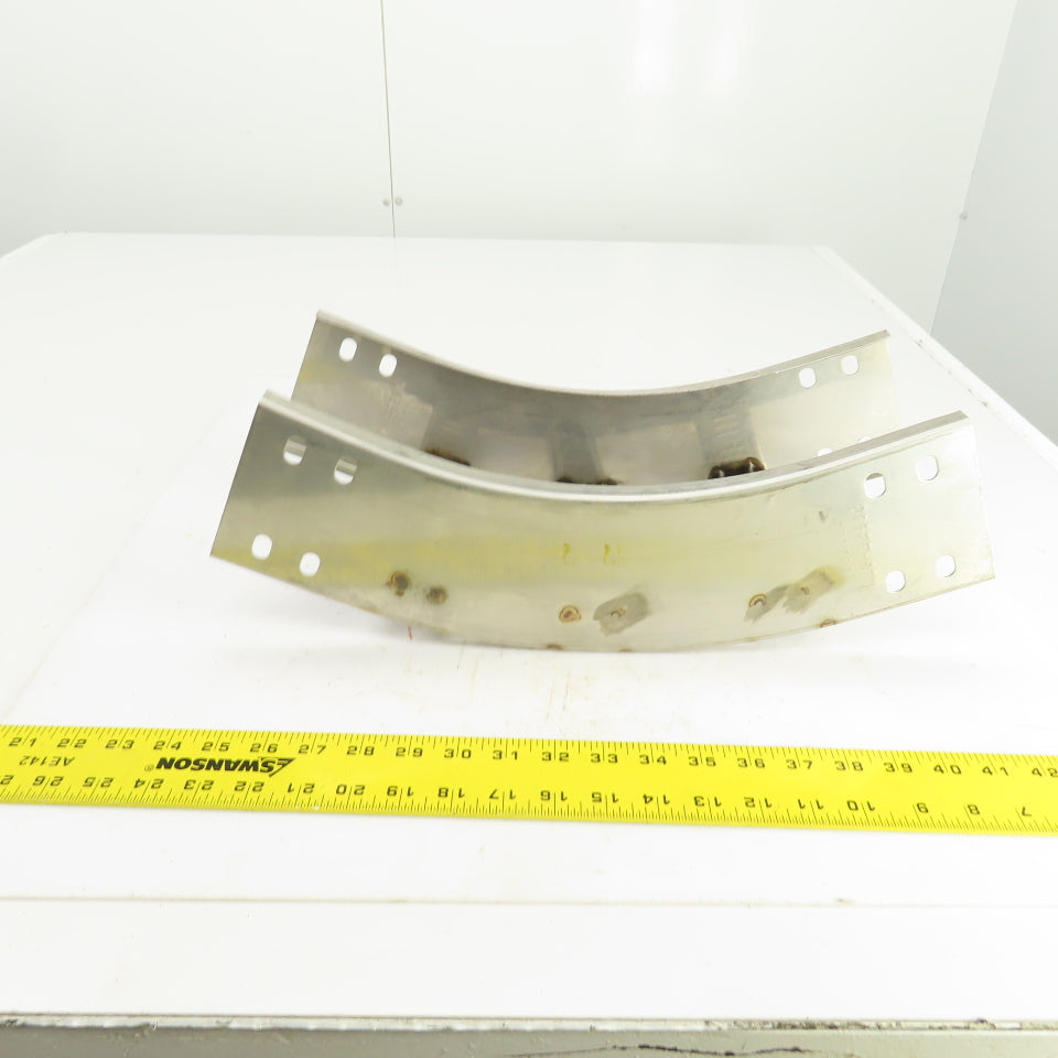 B-Line 4SS6MG-06-45VI12 Stainless Steel 45° Ladder Cable Tray Inside Bend 6"W