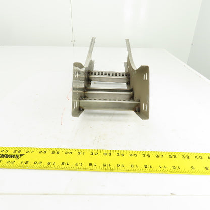 B-Line 4SS6MG-06-45VI12 Stainless Steel 45° Ladder Cable Tray Inside Bend 6"W