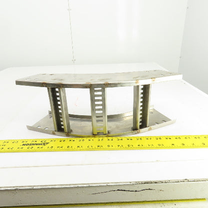 B-Line 4SS6MG-06-45VI12 Stainless Steel 45° Ladder Cable Tray Inside Bend 6"W