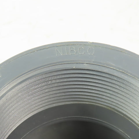 NIBCO 3" FPT x 3" Slip Schedule 80 Gray PVC Straight Pipe Coupling