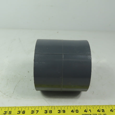 NIBCO 3" FPT x 3" Slip Schedule 80 Gray PVC Straight Pipe Coupling