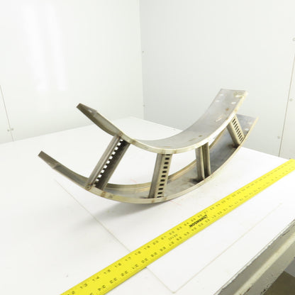 Cooper 90HB12 Stainless Steel 90 Deg Ladder Cable Tray 6"W x 4"H