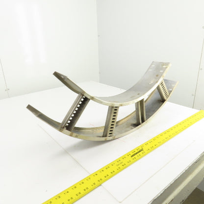 Cooper 90HB12 Stainless Steel 90 Deg Ladder Cable Tray 6"W x 4"H