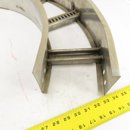 Cooper 90HB12 Stainless Steel 90 Deg Ladder Cable Tray 6"W x 4"H