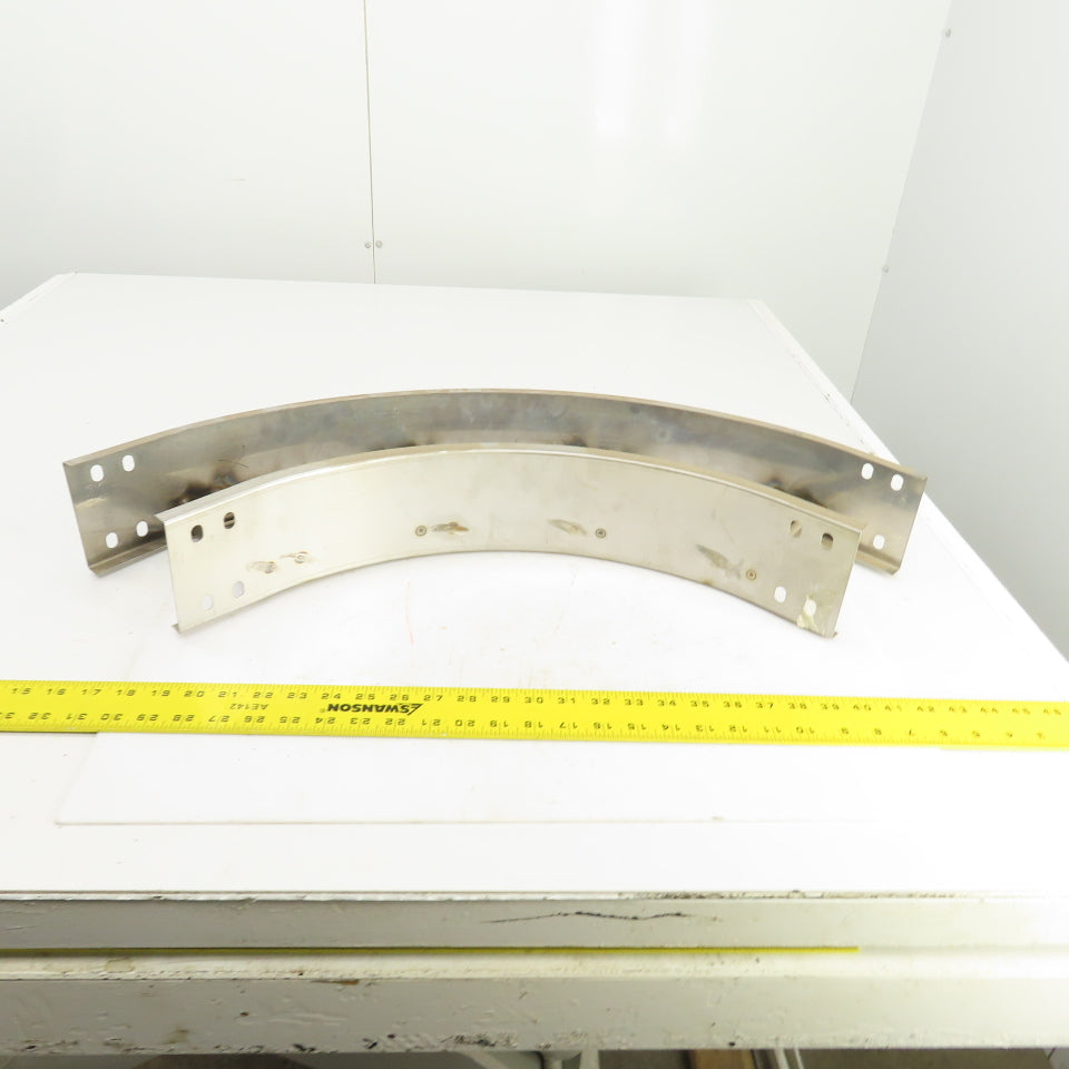 Cooper 90HB12 Stainless Steel 90 Deg Ladder Cable Tray 6"W x 4"H