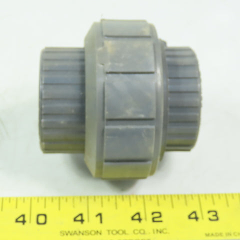 NIBCO 1" Slip x Slip Union  Schedule 80 Gray Lot of 3