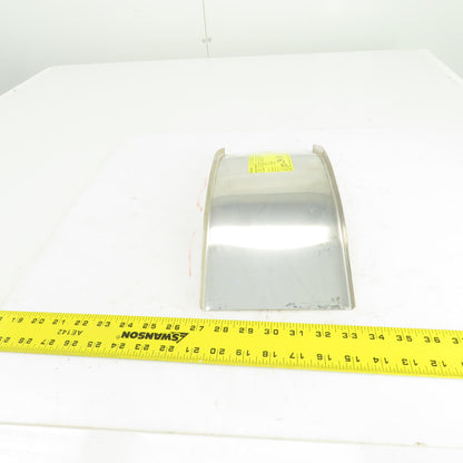 Cooper 45VI12 Stainless Steel 45 Deg Ladder Cable Tray Cover 12" Radius