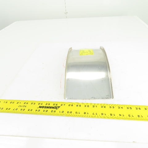 Cooper 45VI12 Stainless Steel 45 Deg Ladder Cable Tray Cover 12" Radius