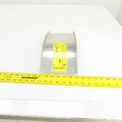 Cooper 45VI12 Stainless Steel 45 Deg Ladder Cable Tray Cover 12" Radius