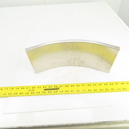 Cooper 45VI12 Stainless Steel 45 Deg Ladder Cable Tray Cover 12" Radius