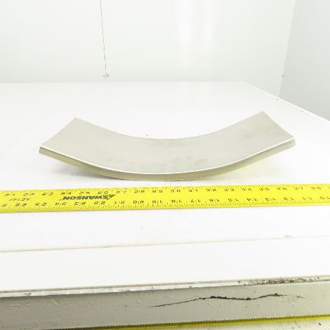Cooper 45VI12 Stainless Steel 45 Deg Ladder Cable Tray Cover 12" Radius