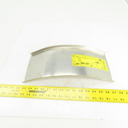 Cooper 45VI12 Stainless Steel 45 Deg Ladder Cable Tray Cover 12" Radius
