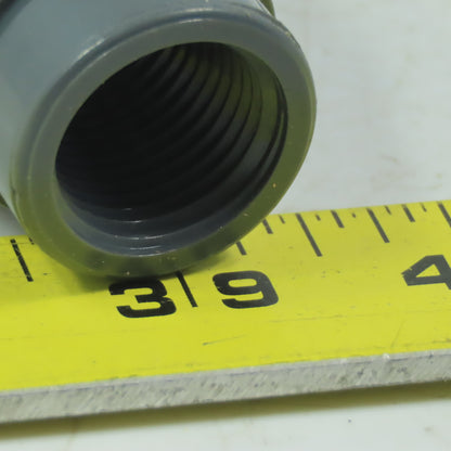 Colonial V07232B Ball Check Valve 1/2" Slip x FPT PVC