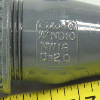 Colonial V07232B Ball Check Valve 1/2" Slip x FPT PVC