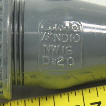 Colonial V07232B Ball Check Valve 1/2" Slip x FPT PVC