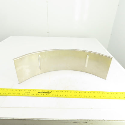 Cooper 812SS-06-90VI12 6" Wide Stainless Steel 90° Cable Tray Cover Inside Bend