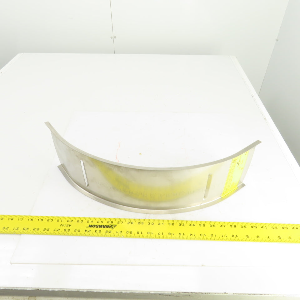 Cooper 812SS-06-90VI12 6" Wide Stainless Steel 90° Cable Tray Cover Inside Bend