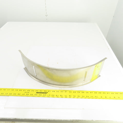 Cooper 812SS-06-90VI12 6" Wide Stainless Steel 90° Cable Tray Cover Inside Bend
