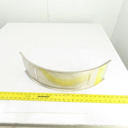 Cooper 812SS-06-90VI12 6" Wide Stainless Steel 90° Cable Tray Cover Inside Bend