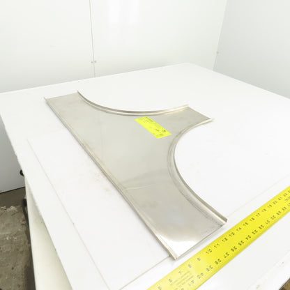 Cooper HT12 Stainless Steel Cable Tray Race Horizontal 6" Tee Cover 12"Radius