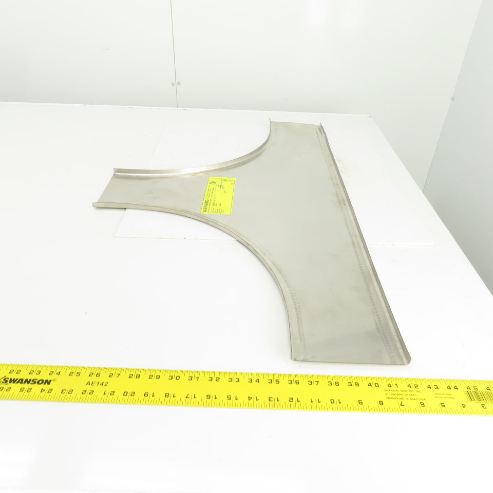 Cooper HT12 Stainless Steel Cable Tray Race Horizontal 6" Tee Cover 12"Radius